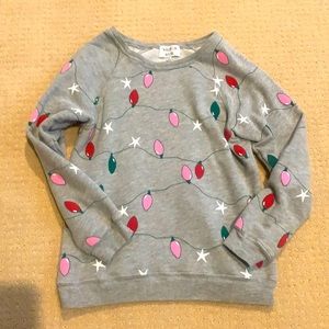 Wildfox kids twinkle lights sweatshirt